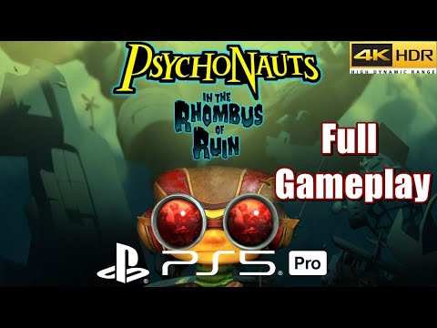 Psychonauts 2 Full Gameplay PS5 Pro 4K HDR 60 FPS