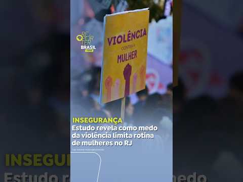 Estudo revela como medo da violência limita rotina de mulheres no RJ