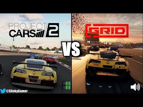 Grid 2019 vs Project CARS 2 - Gameplay graphics and sound comparison