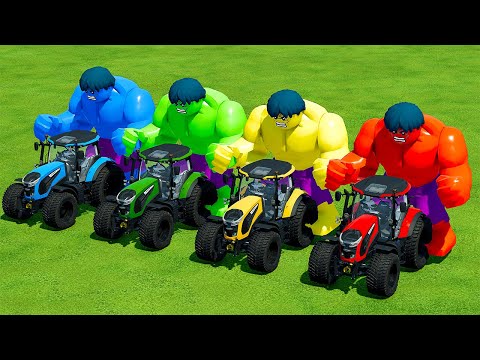 TRANSPORT LEGO HULK WITH LANDINI TRACTORS - Farming Simulator 22