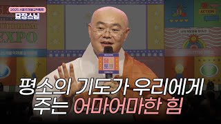 [#묘장스님] 위기의 순간에 큰 힘이 되는 평소 기도 #담마토크 #불교박람회