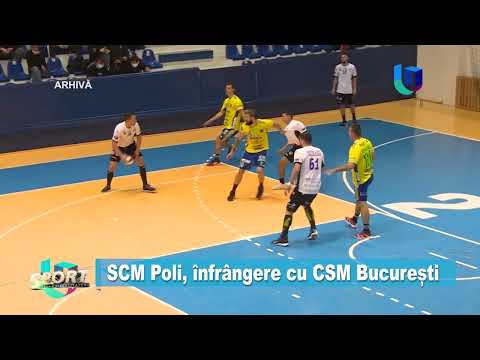 SCM Poli, înfrângere cu CSM București