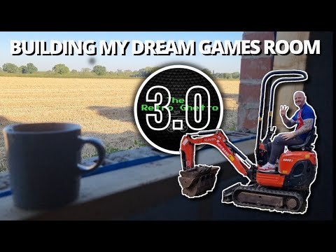 Building My Dream Video Game Room / Man Cave Ep 7... The Build is Complete!