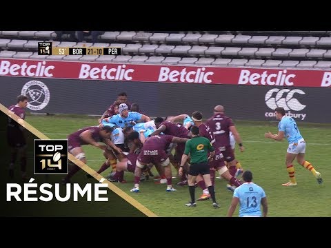 TOP 14 - Résumé Bordeaux-Bègles-Perpignan: 31-22 - J21- Saison 2018/2019