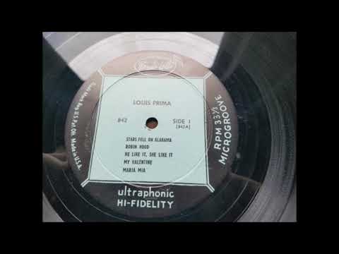 My Valentine - Louis Prima - Rondo-lette - 1946 (1959 Reissue)