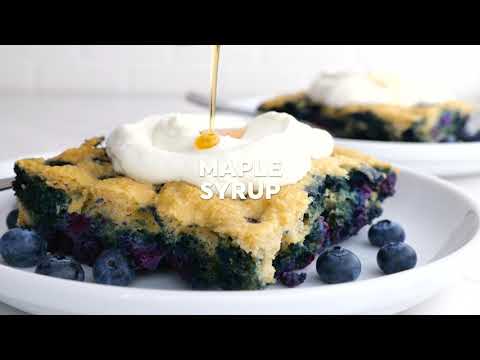 Healthy Blueberry Breakfast Cake
