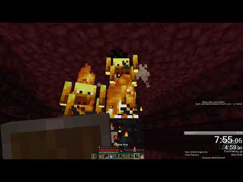 Minecraft 1.16.1 Random Seed Glitchless Speedrun [23:17.05]