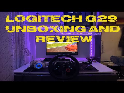 Logitech G29 Force Steering Wheel for PC/PS5 - Unboxing Experience & Review.