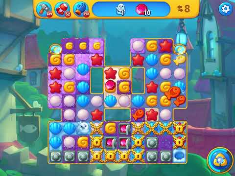 Fishdom level 6884 no boosters フィッシュダム ノーマル [Friend's]