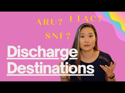Discharge Planning: Know Your Discharge Destinations!