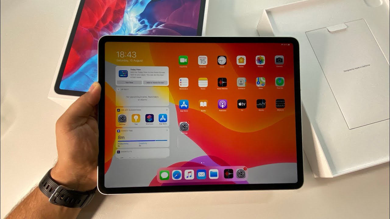 Unboxing Apple iPad Pro 12.9" (2020) 256GB Silver
