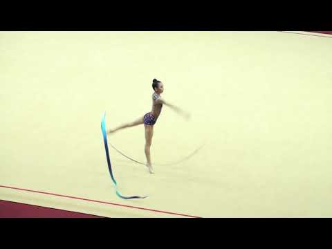 Lee Yewon 2004 KOR ribbon IT RG Junior Moscow 2019 12.55