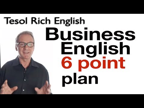 Business English 6 point planning strategy when doing business in English