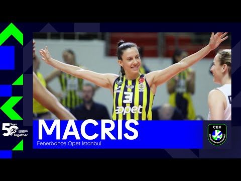 MACRIS I Fenerbahce's Brazilian Setter I Top Plays: VakifBank ISTANBUL vs. Fenerbahce Opet ISTANBUL