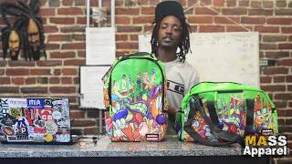 Best backpacks!? | Sprayground Nickelodeon 90's Cartoon Characters DLX & dufflebag model