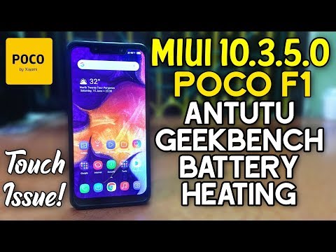 MIUI 10.3.5.0 for POCO F1 | Antutu | Geekbench | Performance | Battery | Heating - Hindi Tech Video