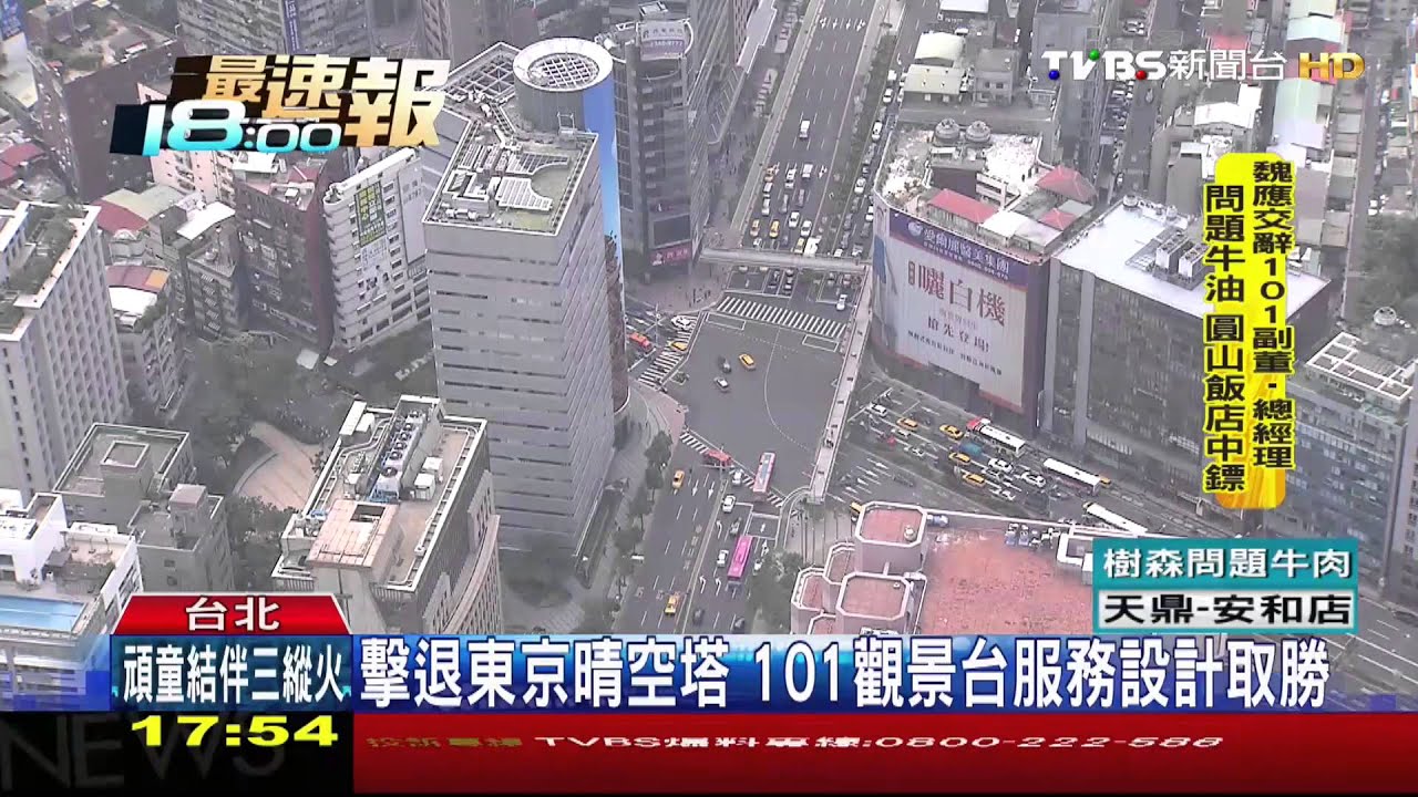 亞太最美觀景台票選　台北101排名第5