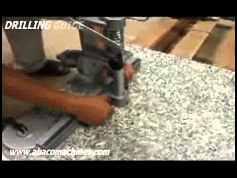 DRILLING GUIDE M2 Abaco equipment tool granite marble slab stone