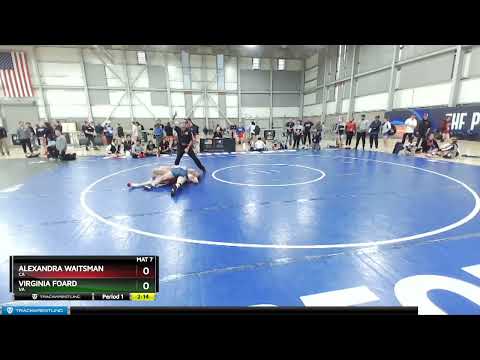 55 Lbs Champ. Round 2 - Alexandra Waitsman, CA Vs Virginia Foard, VA Bf31