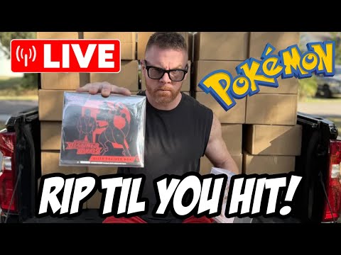 LIVE Pokemon RIP TIL YOU HIT! Booster Box + ETB BOUNTIES! Rip N Ship!
