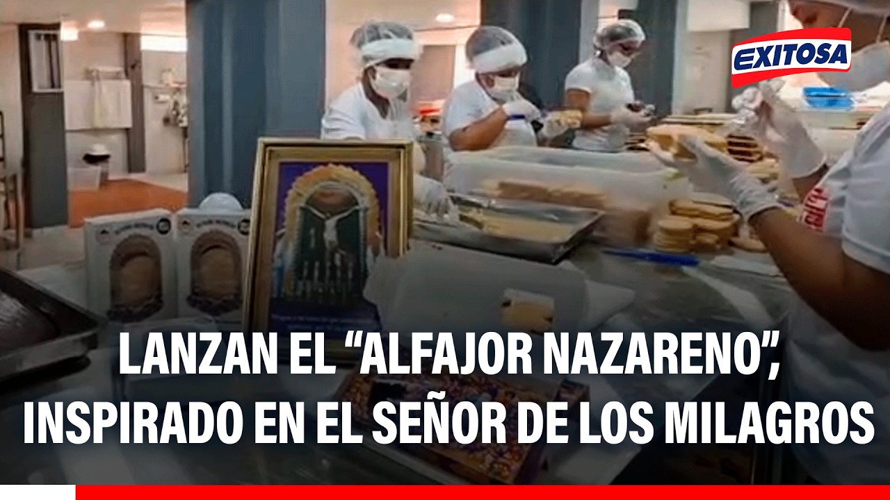🔴🔵Lanzan el “Alfajor Nazareno”, dulce de manjar de maíz morado inspirado en el Señor de los Milagros