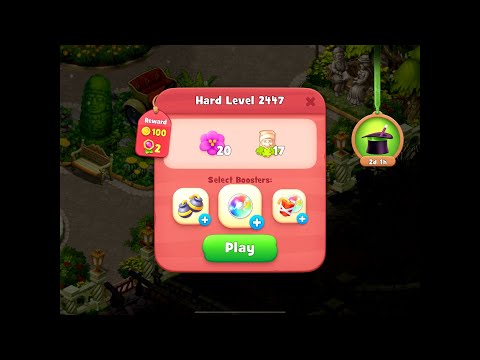 Gardenscapes Level 2447