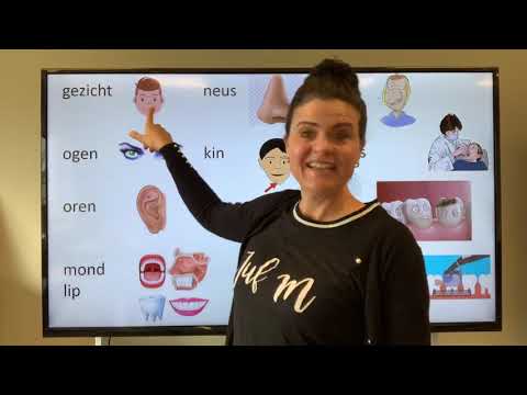 NT2 gezicht ogen oren mond wang kiespijn tandarts! Nederlands leren tc 5.1 5.3 5.14 #learndutch