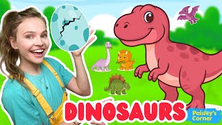 Download lagu Dinosaurs for Kids | Toddler Learning: T-Rex Chase & Dino Egg Surprise | Learning Video for Toddlers mp3