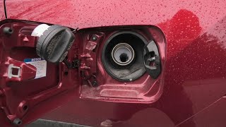 Toyota RAV4 (2019-2024): How To Open Gas / Fuel Tank Door.