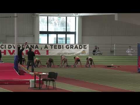 60m [Ž], 2 skupine, Laura Matko - AGRAM Dvoranski seniorski miting 2023