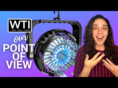 Xflyee Camping Fan with LED Lantern - WTI product video review