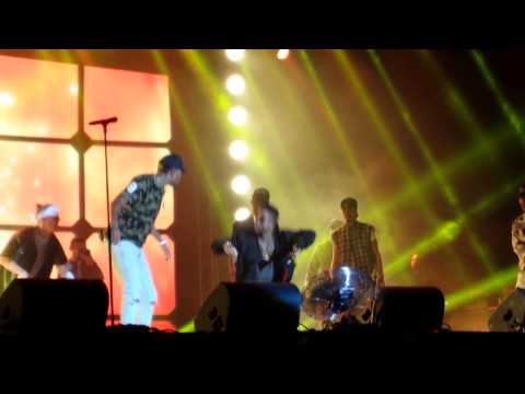 Chris Brown dance-off with Omarion Vestival The Hague Malieveld 1-8-2015