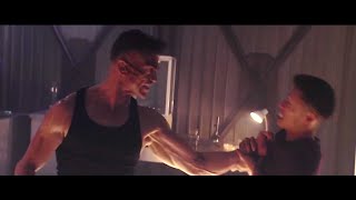 Skylines fight. Daniel Bernhardt & Cha-Lee Yoon. video