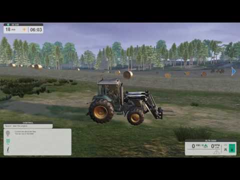 Farm Expert 2017 Hard Terrain DLC   ep.5  'sunny day baler'