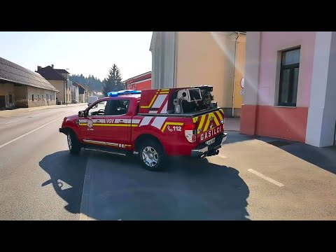 Izvoz PGD Zgornja Šiška VGV, GVC 16/40 - na intervencijo