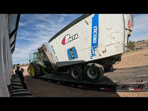 Loading in the Wild West Texas Wind
