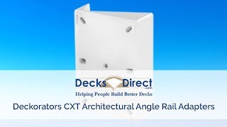 CXT Architectural Angle Rail Adapters by Deckorators