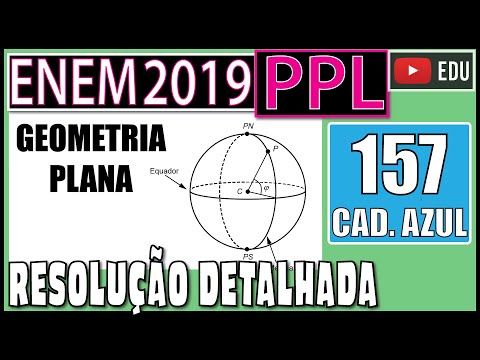 [ENEM 2019 PPL] 157 📘 GEOMETRIA PLANA As coordenadas usualmente utilizadas na localização de um