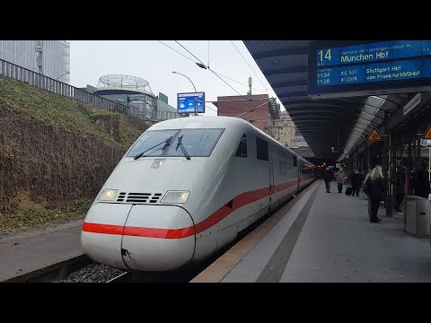 "Braunschweig" ICE 2 in Hamburg Hbf: ICE587 München Hbf