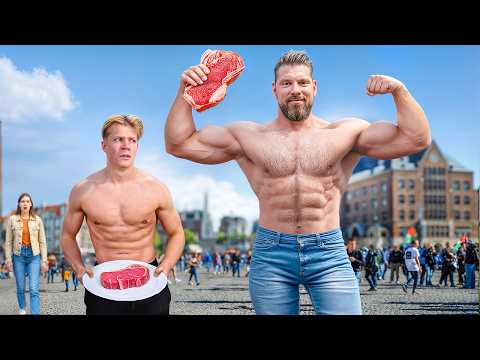 24 Hours With the World's Tallest Bodybuilder... (the Dutch Giant)