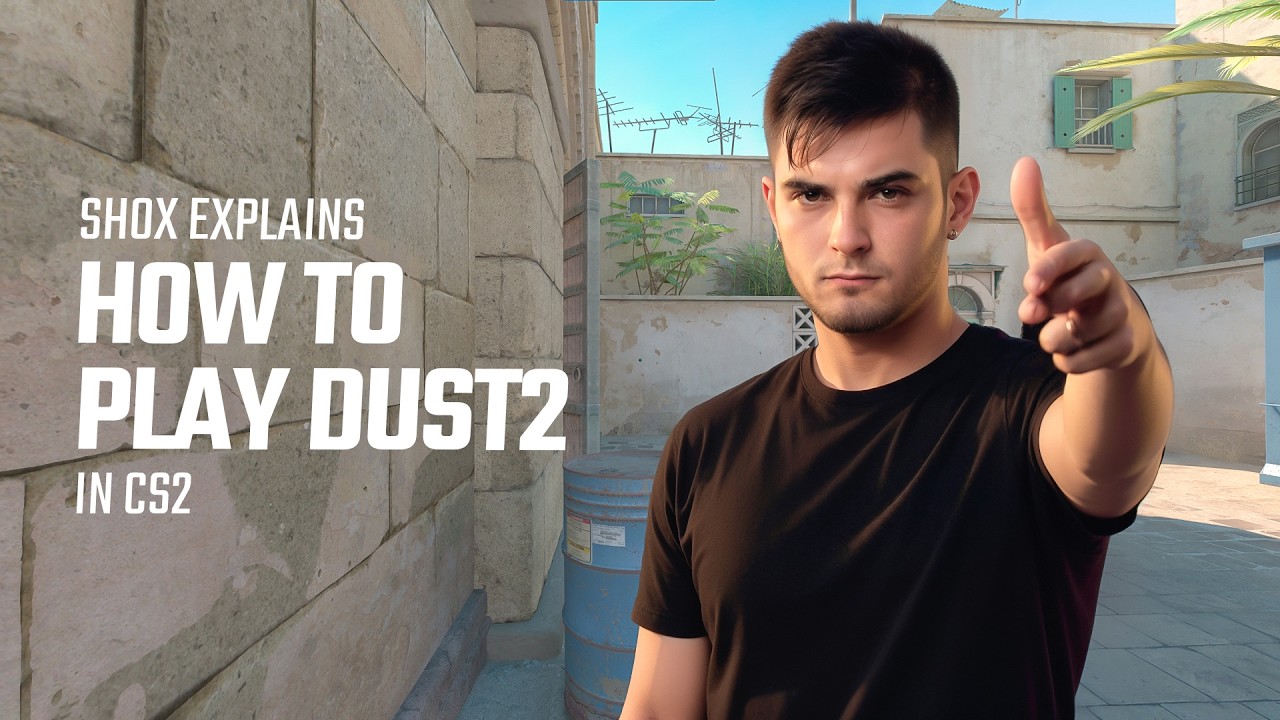 shox Explains How to Play Dust2 in CS2 #skinclub