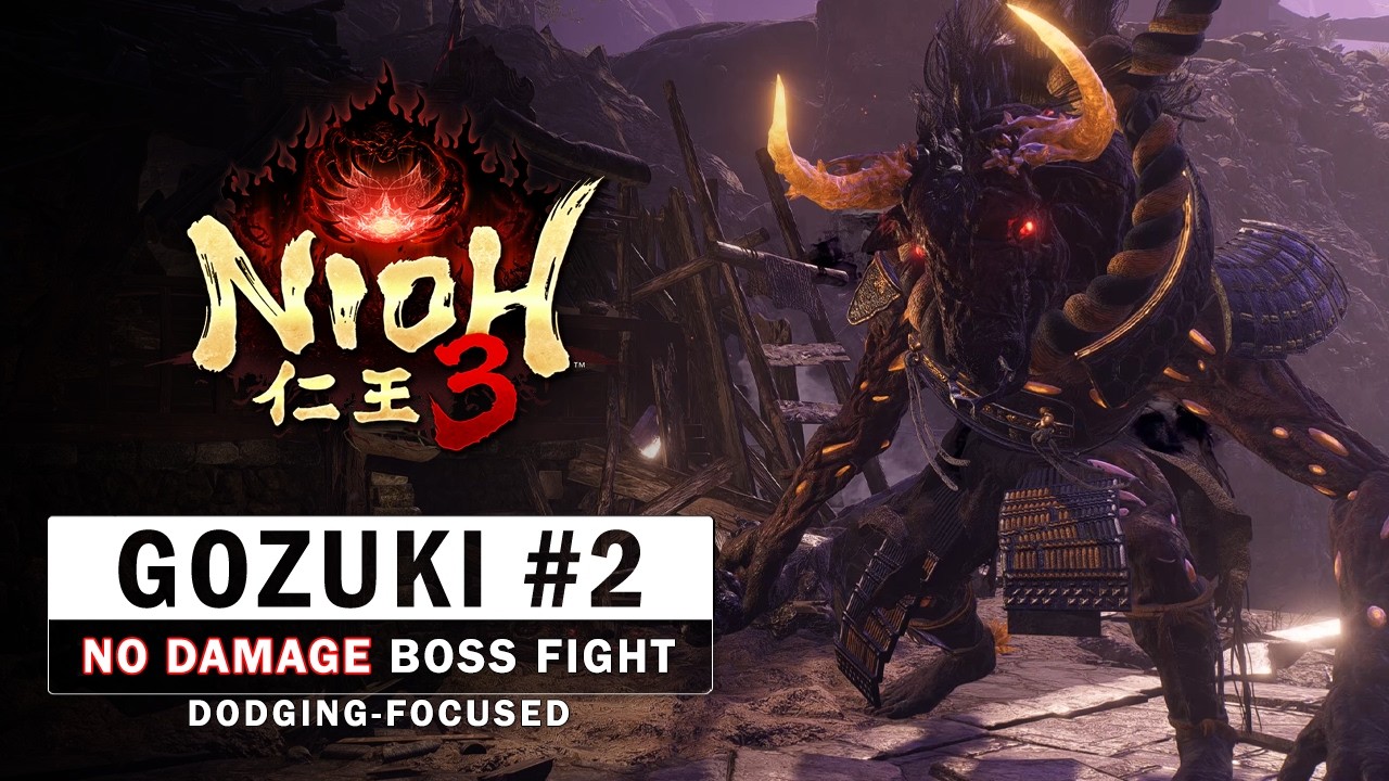 Nioh 3 - Gozuki #2 Boss Fight (No Damage)