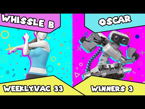 WeeklyVAC 33 - SSBU - Whissle B (Wii Fit Trainer) vs Oscar (R.O.B)