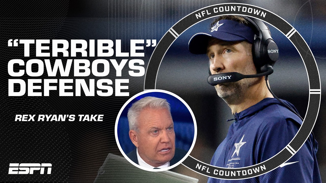 'TERRIBLE FOOTBALL! IT'S RIDICULOUS!' 📣 Rex Ryan SOUNDS OFF on the Cowboys' defense | NFL Countdown