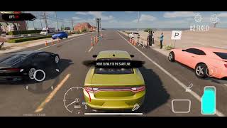 Race 1600M 1 and 2 levels of Car Parking Multiplayer 2