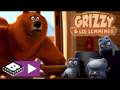 Le robot manège | Grizzy & les lemmings | Boomerang