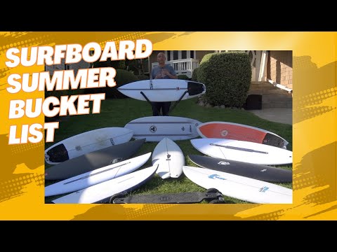 This Summer's Surfboard Bucket List