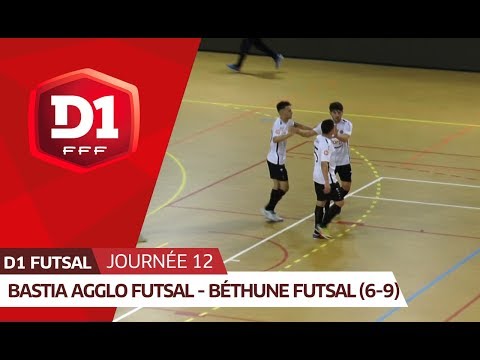 J12 (Match en retard) : Bastia Agglo Futsal - Bethune Futsal (6-9)
