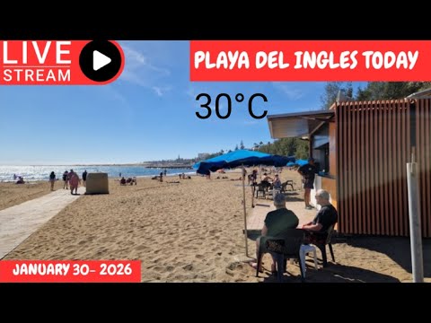 Gran Canaria LIVE 🔴 PLAYA DEL INGLES TODAY - JANUARY 30- 2026