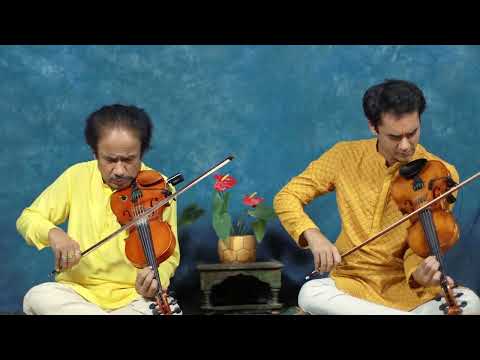 Nattakuriniji Varnam - Chalamela - Adi Tala | Dr L Subramaniam & Ambi Subramaniam
